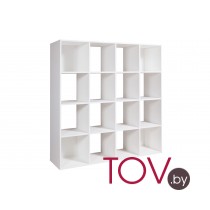 Стеллаж Куб-3 белый